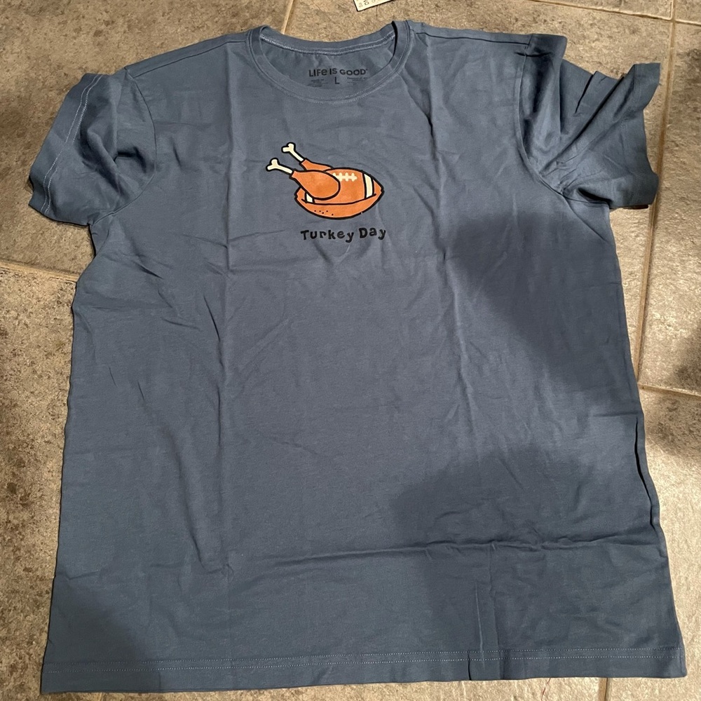 Life is good turkey day tee